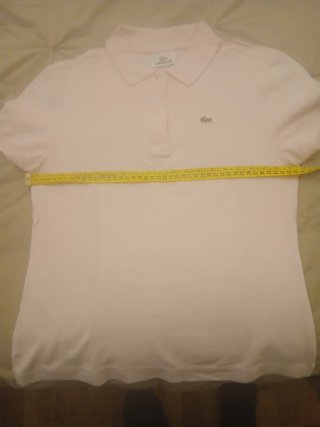 Polo Lacoste Mujer Talla 42 Rosa