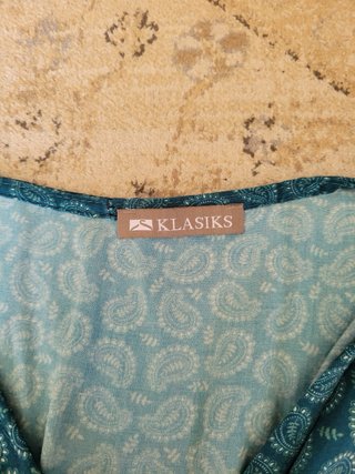 Vestido estampado paisley Klasiks