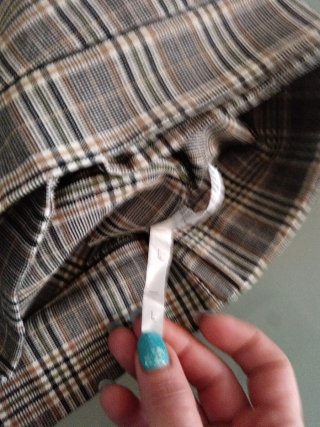 Gonna pantaloncino a quadri
