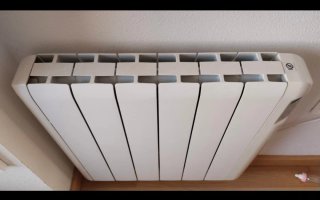 Radiador eléctrico blanco bajo consumo