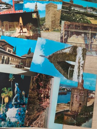 Andalucía. Lote Postales Vintage