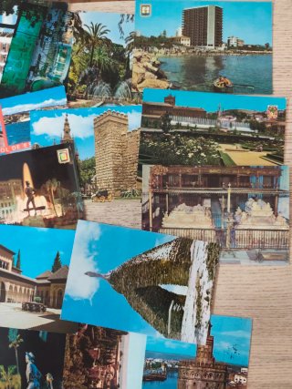 Andalucía. Lote Postales Vintage