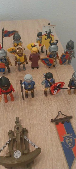 Playmobil,castillo,caballeros del león,lote,fortin