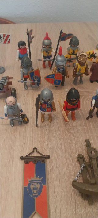 Playmobil,castillo,caballeros del león,lote,fortin