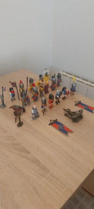 Playmobil,castillo,caballeros del león,lote,fortin