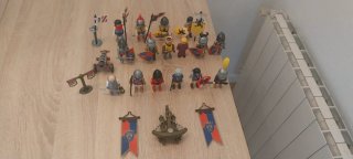 Playmobil,castillo,caballeros del león,lote,fortin