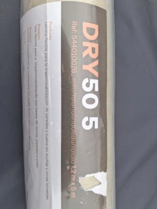 Lámina Impermeabilización DRY50 4m x 1.2m