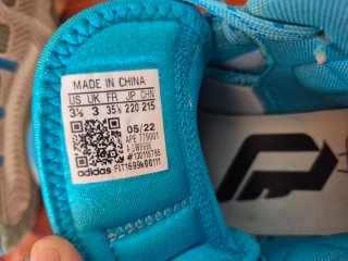 Adidas Dame 8 Jr de niño azul