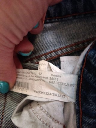 Jeans ragazza blu