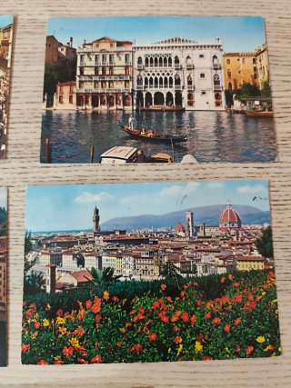 Italia. Lote 5 Postales Antiguas