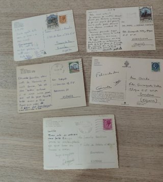 Italia. Lote 5 Postales Antiguas