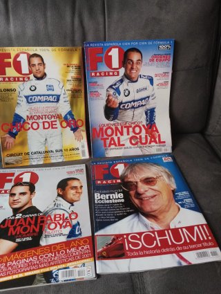 4 revistas F1 Racing