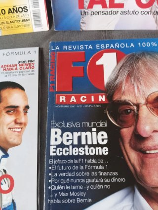 4 revistas F1 Racing