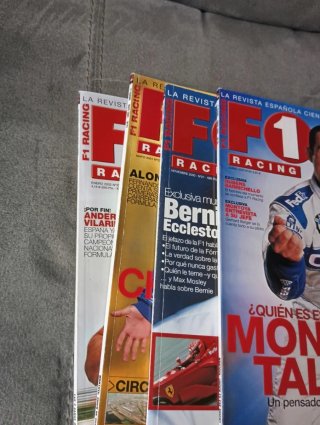 4 revistas F1 Racing