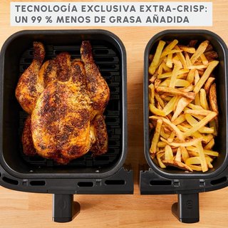 Freidora Aire Moulinex Dual Easy Fry 8,3L NUEVO