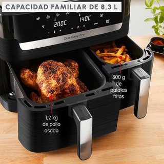 Freidora Aire Moulinex Dual Easy Fry 8,3L NUEVO