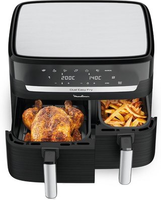Freidora Aire Moulinex Dual Easy Fry 8,3L NUEVO
