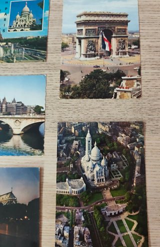 Paris.  Postales Vintage