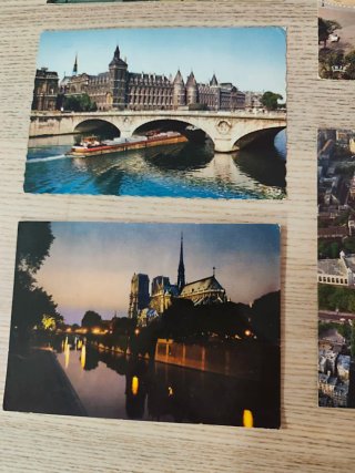 Paris.  Postales Vintage