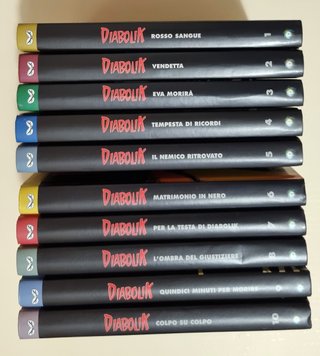 Diabolik fuori serie set 10 volumi 2006 come nuovi