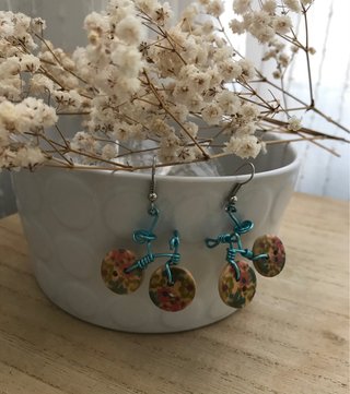 Pendientes originales bici