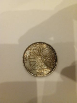 2 Monedas 100 Pesetas Franco 1966