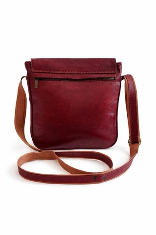 Bolso de cuero unisex