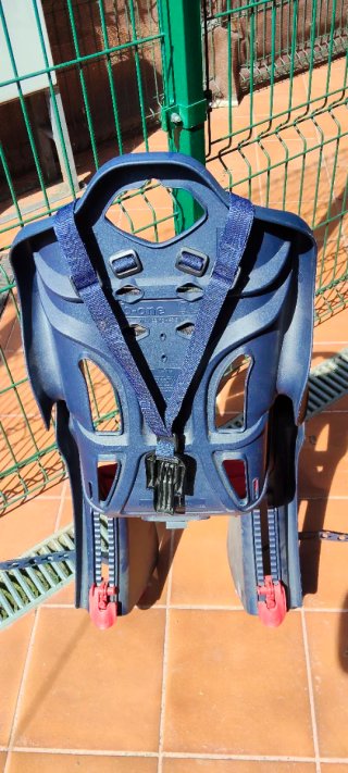 Portabebés bici azul y rojo