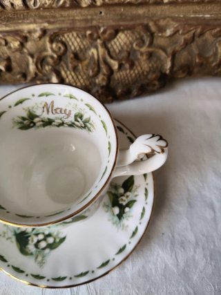 Tazza da caffè con piattino Royal Albert May