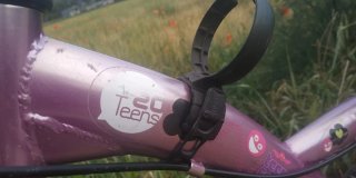 Bicicleta infantil rosa
