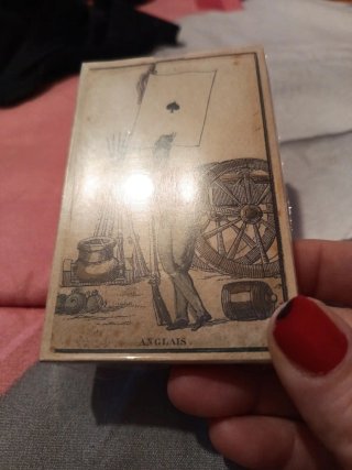 Antigua baraja de cartas Anglais