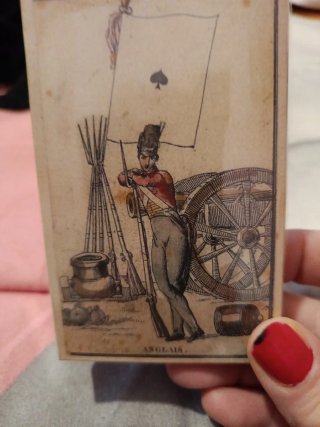 Antigua baraja de cartas Anglais