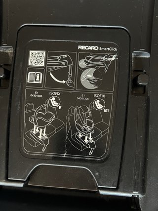 Silla de coche Recaro + Base Isofix