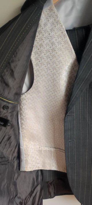 Traje de chaqueta y pantalón CARAMELO talla 52