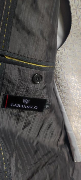 Traje de chaqueta y pantalón CARAMELO talla 52