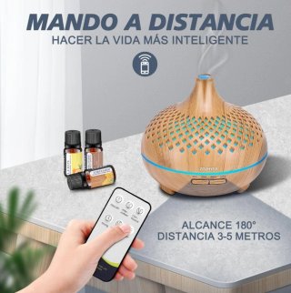 Difusor de Aroma Humidificador Aceites Esenciales