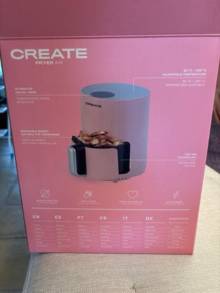 Freidora de Aire CREATE Rosa