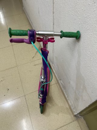 Patinete infantil Oxelo rosa hasta 50 kg