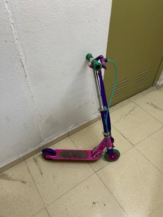 Patinete infantil Oxelo rosa hasta 50 kg