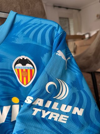 Camiseta Valencia CF Azul Bwin Talla M