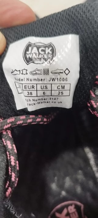 Botas montaña Jack Walker mujer T38
