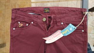 Pantalones Lois burdeos talla 31 mujer