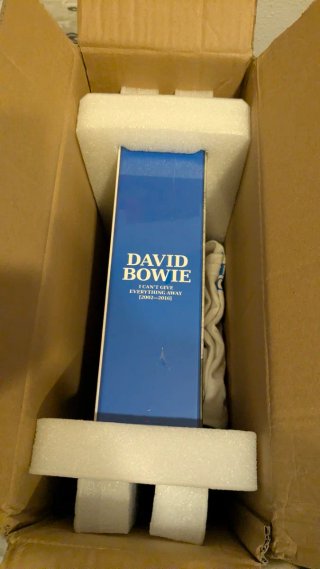 David Bowie Vinilo +Camiseta Can't Give Everything