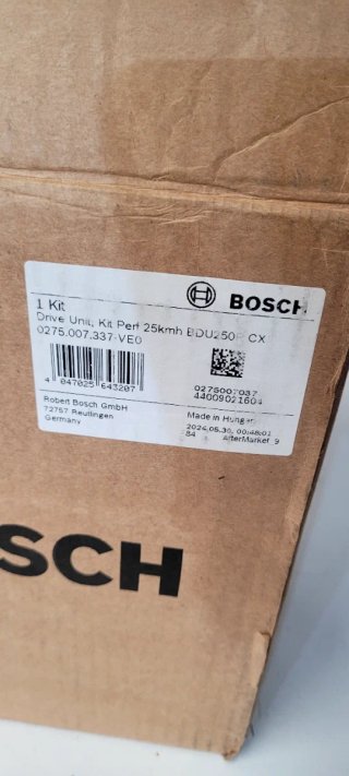 Motor Ebike Bosch Performance Line CX no funciona