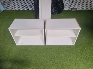 Módulos armario cocina blancos