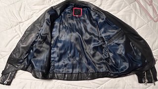 Chaqueta motera de cuero