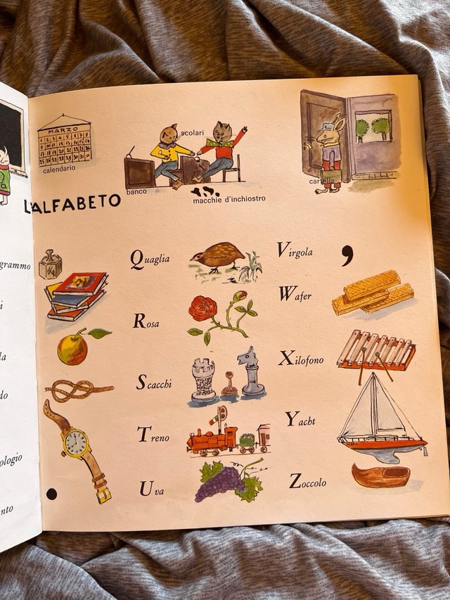 Libro vintage bambini
