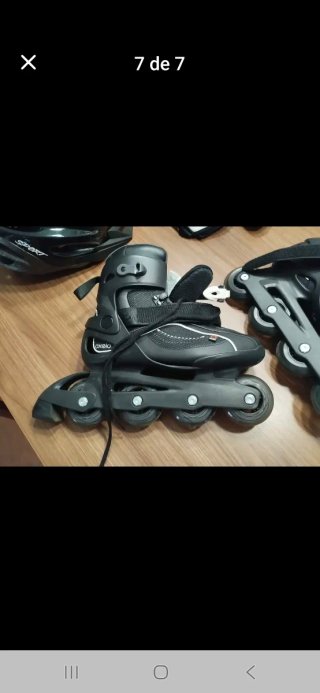 Patines en línea y protecciones