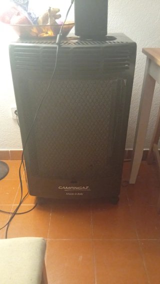 Estufa a gas Campingaz negra