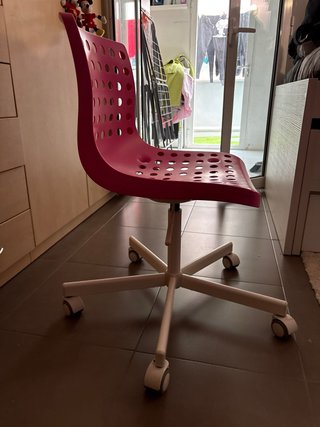Silla escritorio infantil rosa
